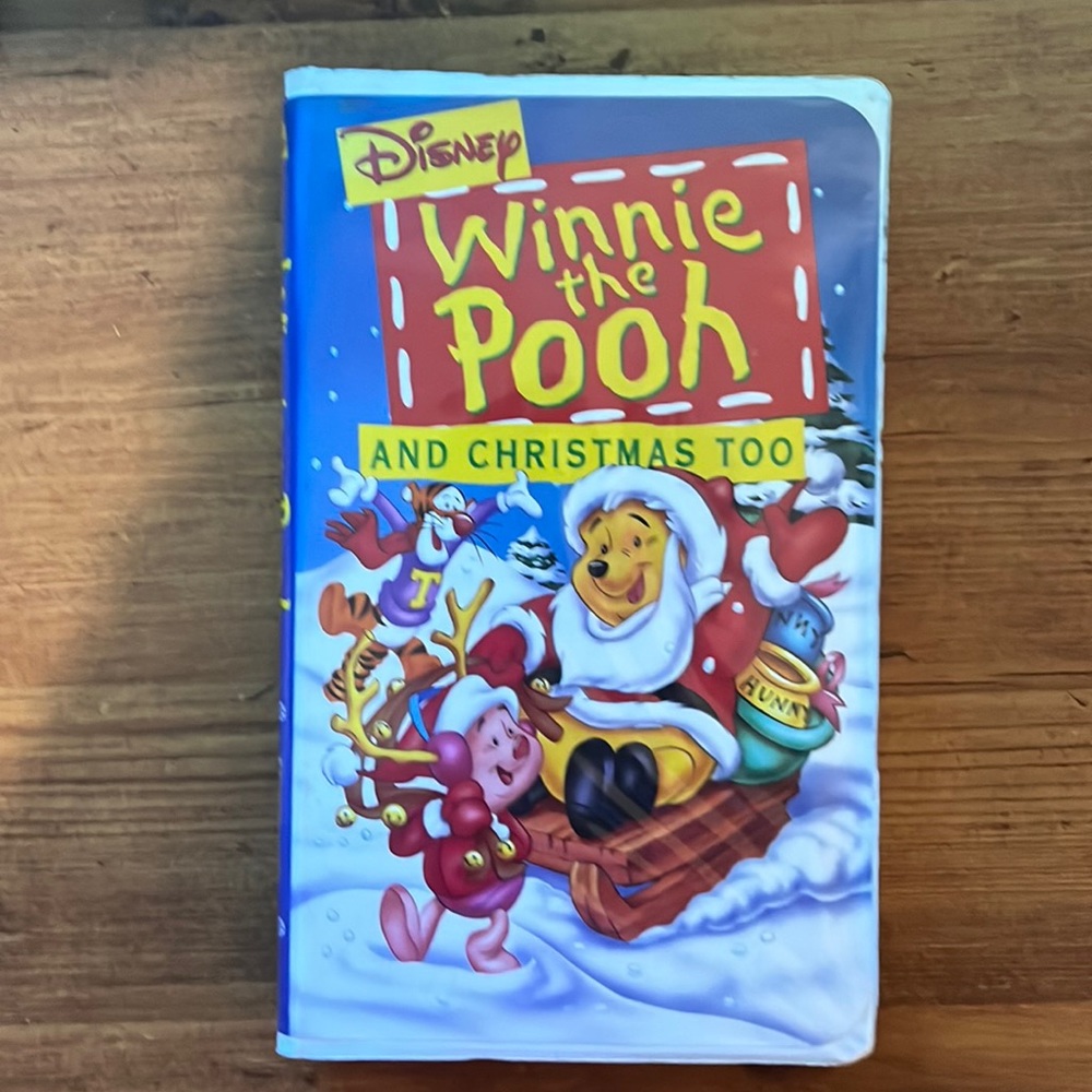 Winnie the Pooh and Christmas Too. VHS movie.